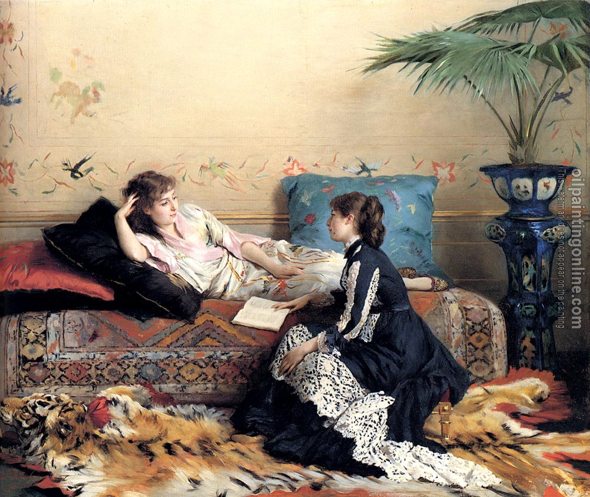 Gustave Leonhard de Jonghe - Idle Moments